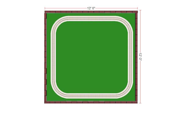 Cute LGB Railroad Track Plan